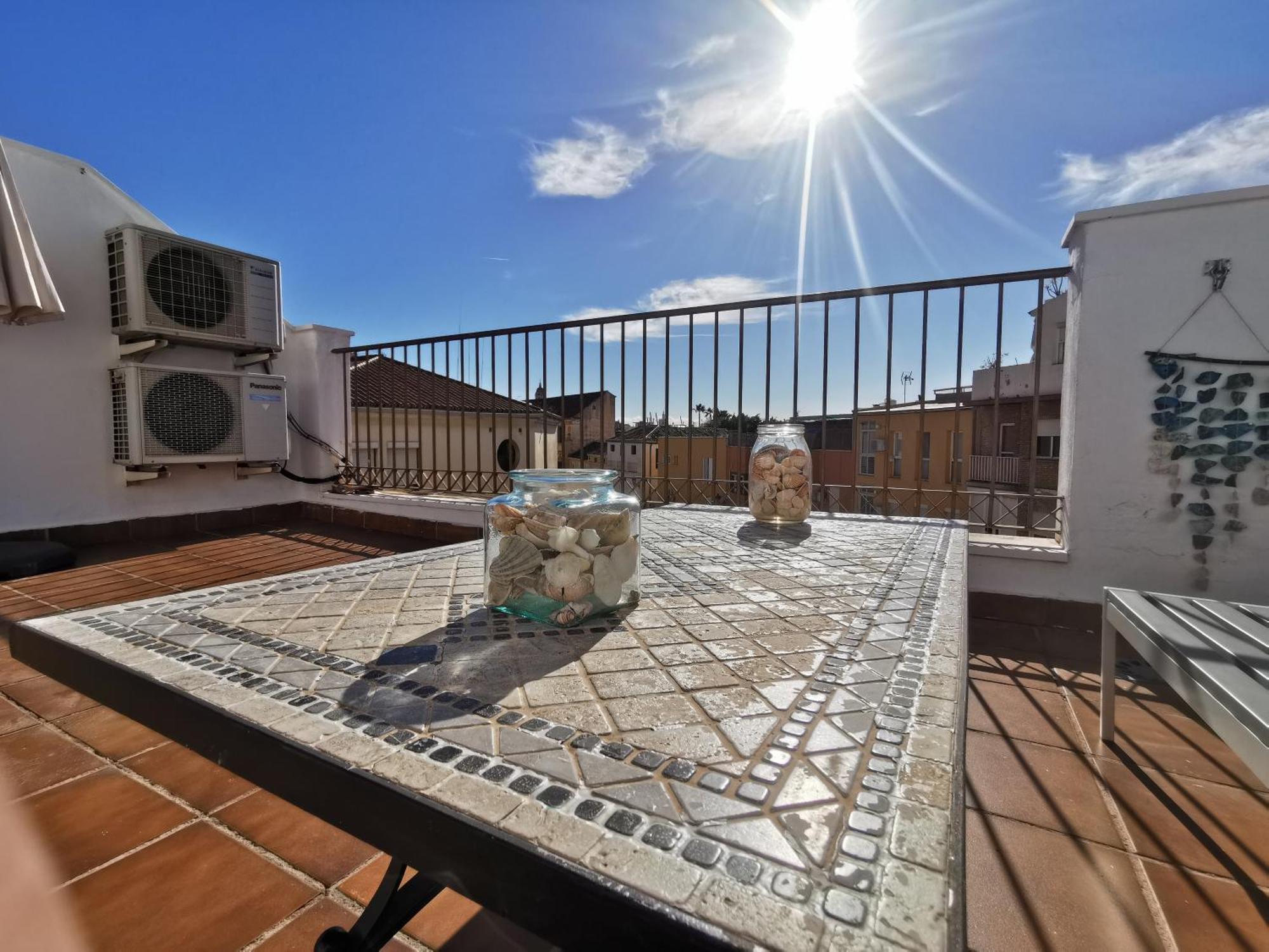 Atico Con Vistas Centro Historico / Terraza 40 M Apartment Malaga Luaran gambar